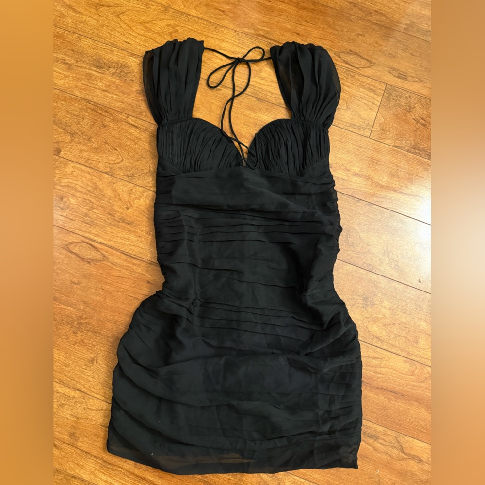 ASOS Black Strapless Dress